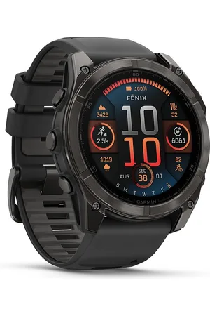 Garmin Smartwatch Fenix 8 - 51 mm AMOLED Sapphire Carbongrau Titan DLC