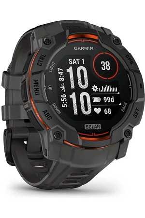 Garmin Smartwatch Instinct 3 Solar 50 mm Kohle/