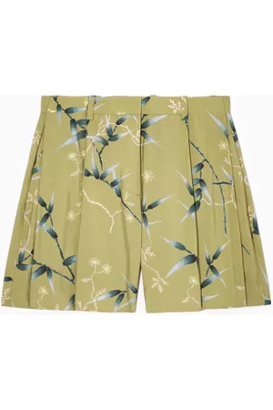 COS Damen Shorts - PRINTED TAILORED A-LINE SHORTS