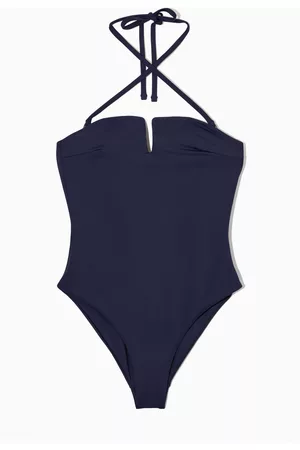 COS Damen Badeanzüge - HALTERNECK BANDEAU SWIMSUIT