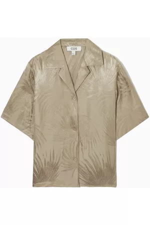 COS Damen Shirts - SILK-BLEND JACQUARD SHIRT
