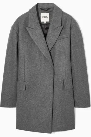 COS Oversized-Wollmantel Mit Markanten Schultern