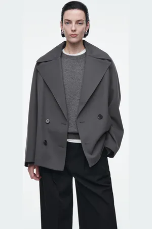 COS Doppelreihige Jacke Aus Woll-Mix