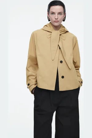 COS Kurzer Trenchcoat Mit Abnehmbarer Kapuze