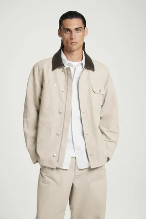 COS Feldjacke Mit Lederkragen