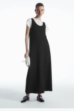 COS Midikleid Aus Jersey Mit Tiefem Rundhalsausschnitt