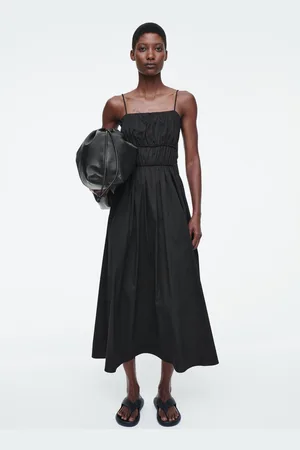 COS Midikleid Mit Geraffter Taille