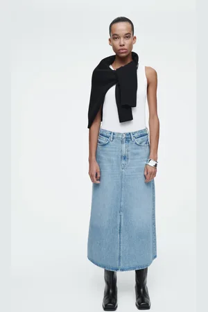 COS Midirock Aus Denim In A-Linie