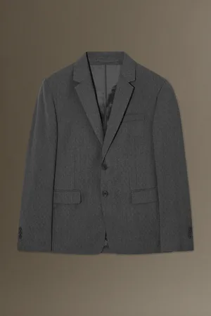 COS Schmal Geschnittener Blazer Aus Woll-Jacquard