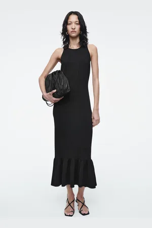COS Strickkleid In Midilänge Mt Raffungen