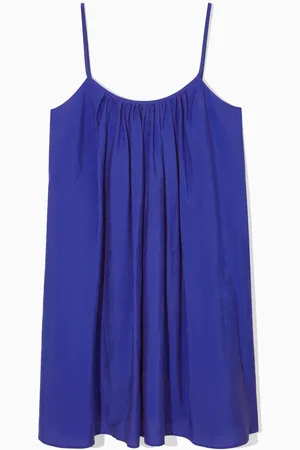 COS Kurzes Trägerkleid Mit Raffungen