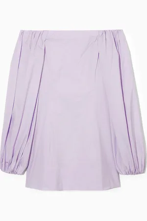 COS Schulterfreies Minikleid