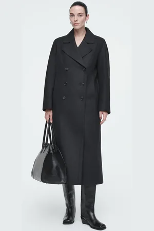 COS Lange Cabanjacke Aus Wolle