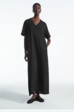 COS Midikleid Mit V-Ausschnitt