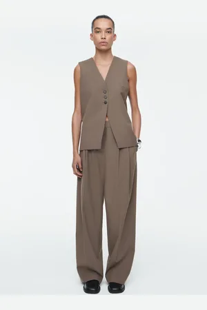 COS Lockere Hose Aus Twill Mit Weitem Bein