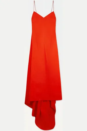 COS Das Maxikleid Aus Leinen Mit V-Ausschnitt