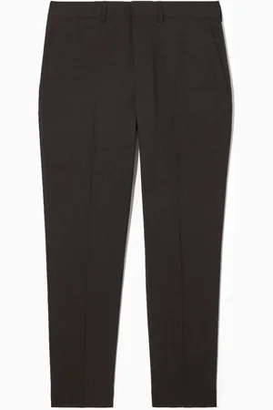 COS Schmal Zulaufende Melierte Wollhose
