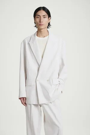 COS Doppelreihiger Denim-Blazer Mit Lockerer Passform