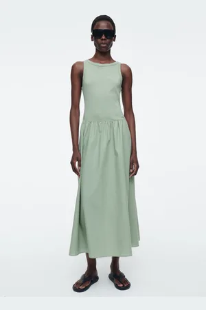 COS Maxikleid Mit Kontrasteinsatz