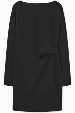 COS Langärmliges Asymmetrisches Minikleid