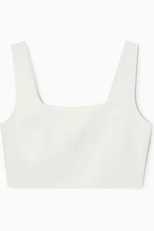 COS Bustier-Oberteil Aus Leinen-Mix