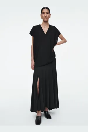 COS Ausgestellter Asymmetrischer Midirock