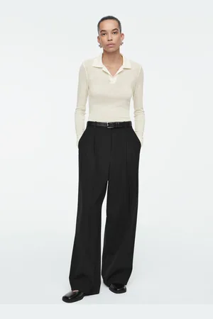 COS Lockere Hose Aus Twill Mit Weitem Bein