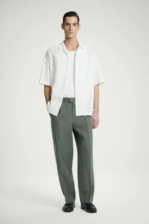 COS Leinenhose Mit Falten Und Geradem Bein