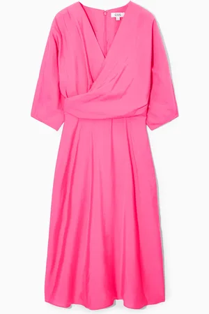 COS Midikleid Mit Puffärmeln