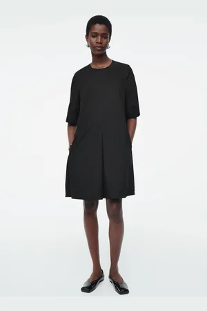 COS Minikleid Aus Baumwolle Mit Falten
