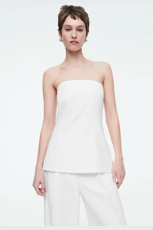 COS Bustier-Oberteil Aus Leinen