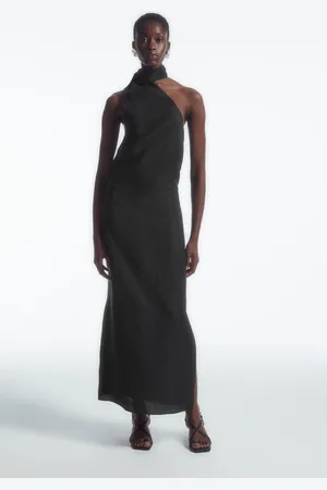 COS Kleid Aus Leinen Mit Schaldetail