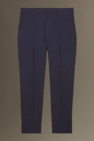 COS Schmal Zulaufende Melierte Wollhose