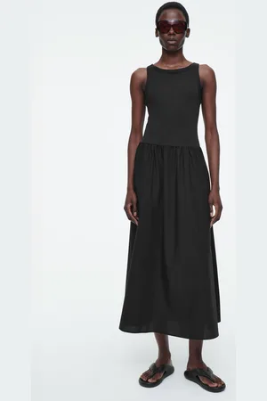 COS Maxikleid Mit Kontrasteinsatz