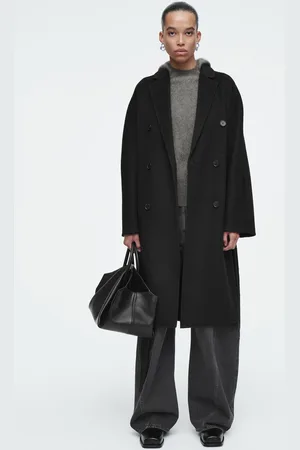 COS Zweireihiger Oversized-Wollmantel