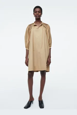 COS Minikleid Mit Plisseefalten Und Bindedetail