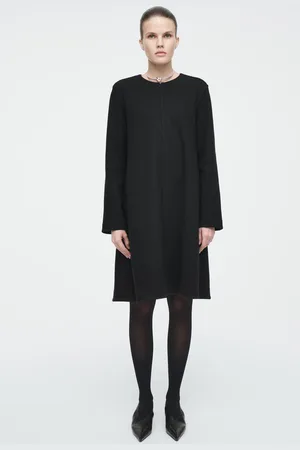 COS A-Linien-Minikleid Aus Kochwolle