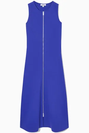 COS Ausgestelltes Midikleid Mit Reissverschluss