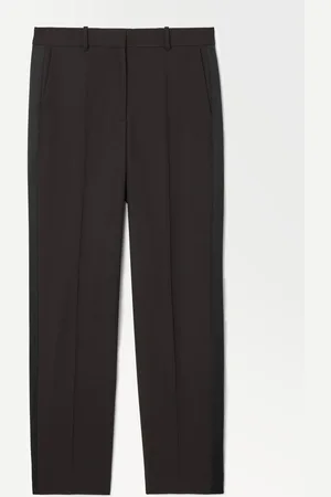 COS Die Hose Mit Smokingstreifen