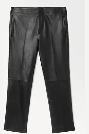 COS Elegante Hose Aus Leder