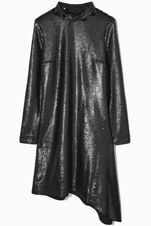 COS Asymmetrisches Minikleid Mit Pailletten