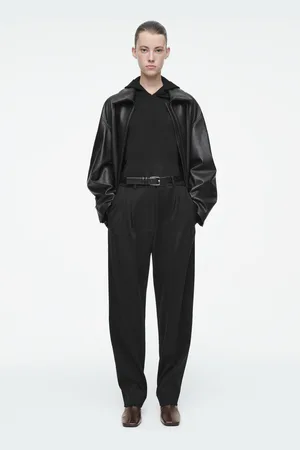 COS Elegante Hose Aus Woll-Mix Mit Schmaler Passform