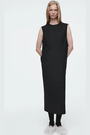 COS Das Ärmellose Elegante Wollkleid
