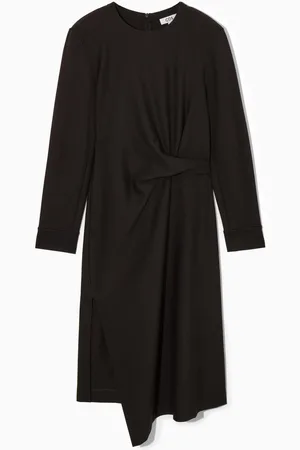 COS Midikleid Mit Markanter Schulterpartie