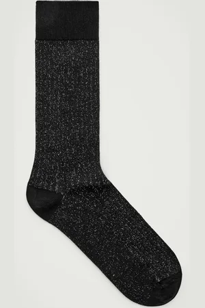 COS Glitzernde Rippstricksocken