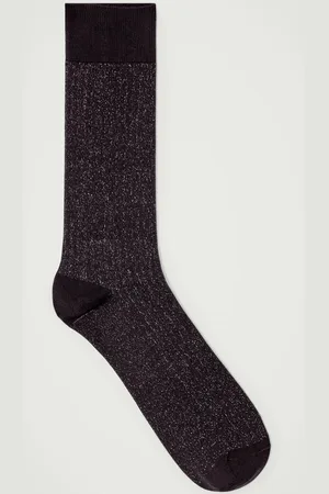 COS Glitzernde Rippstricksocken