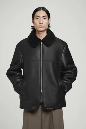 COS Fliegerjacke Aus Shearling