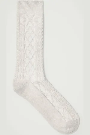 COS Socken Mit Argyle- Und Zopfmuster