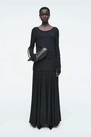 COS Jersey-Maxikleid Mit Niedriger Taille