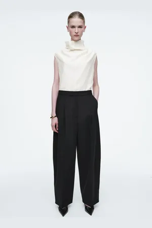 COS Hose Aus Woll-Mix Mit Weitem Bein